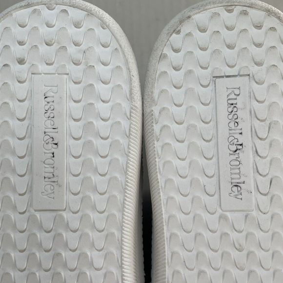 RUSSELL & BROMLEY PARK LACE Lace Up Platform Sneakers Shearling Trim EU 42 US 11 - Picture 13 of 14